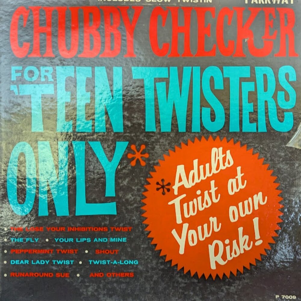 For Teen Twisters Only Chubby Checker Vintage VTG Vinyl Record album LP 1961